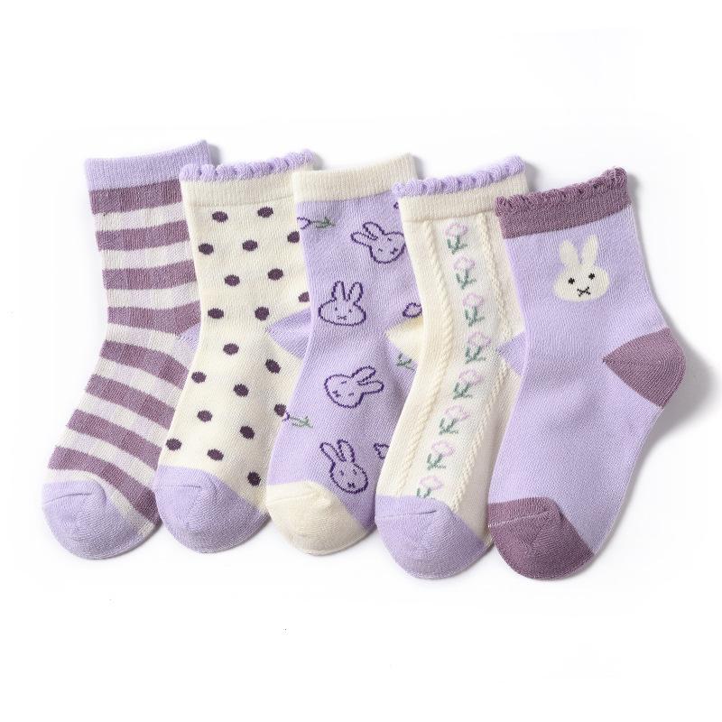 Product Introduction of PreciousOne-(1 Set 5 psg) Set kaos kaki anak kualitas premium banyak warna dan macem2 motif-A42 4