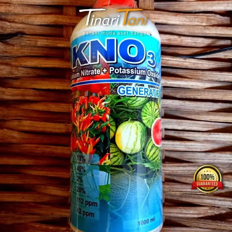 KNO3 GENERATIF Pupuk Kalium Nitrate + Potassium Oxside 1000 ML 100% Original - Tinari 0