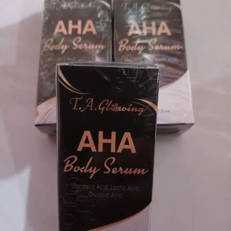 AHA BODY SERUM Campuran lotion TA Mencerahkan Tubuh Pencerah Memutihkan Mengencangkan 3