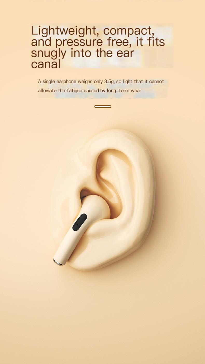 Product Introduction of G07 Wireless Earbuds Longer Playtime Ear Buds With Transparent Charging Case For Music Sports For Android and iOS Headphone 4