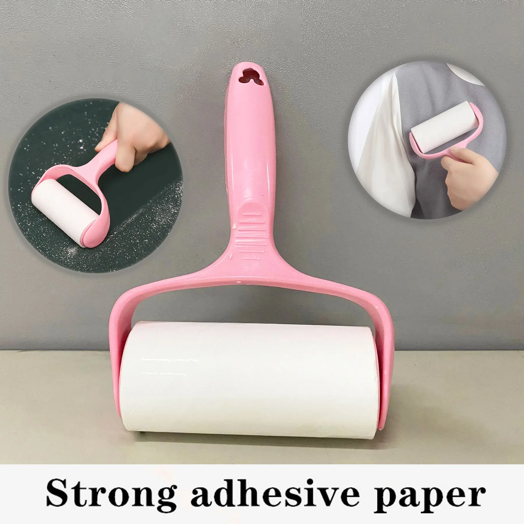 Super Sticky Hair Remover Roller Adhesive Lint Roll Brush For Clothes Carpet Dust ,Dogs