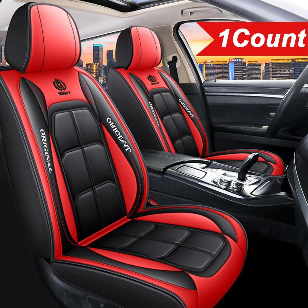 Car Seat Cover, 1 Count PU Leather Car Seat Protector, Universal Fit for Sedans, SUVs, Trucks, Easy To Install, Car Interior Accessories for Mazda 6 Accessories, Boyfriend Gift, Men Gifts