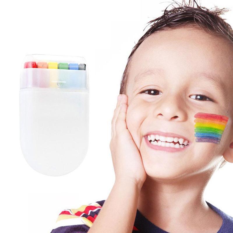 Product Introduction of 6 Color Body Painting Pen Face Rainbow Strips Facial Graffiti Crayons D5P1 30