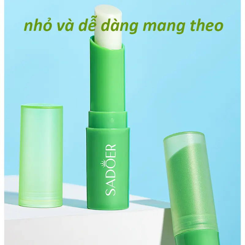 lô hội son môi dưỡng ẩm son dưỡng giảm thâm môi chăm sóc môi 2.7g làm sáng đường viền môi làm sáng môi nhỏ và dễ dàng ma Cosmetic Skincare Nữ Women có màu 6