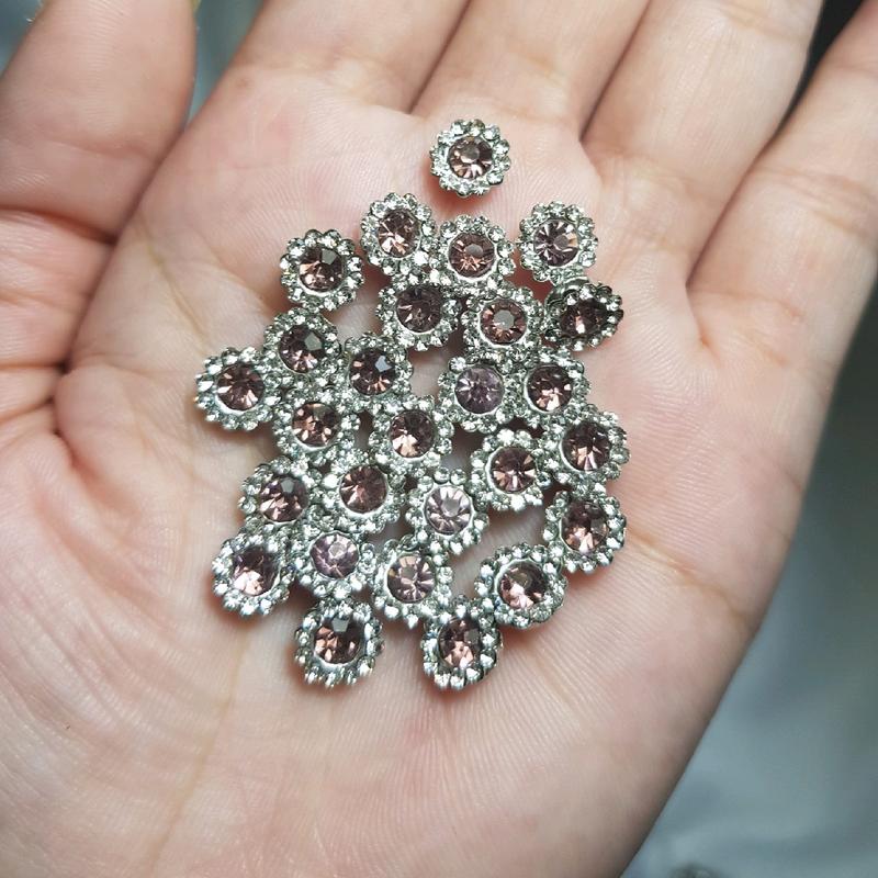 cangkang bunga ukuran 8mm isi 100 & 45bji / payet cangkang matahari 4