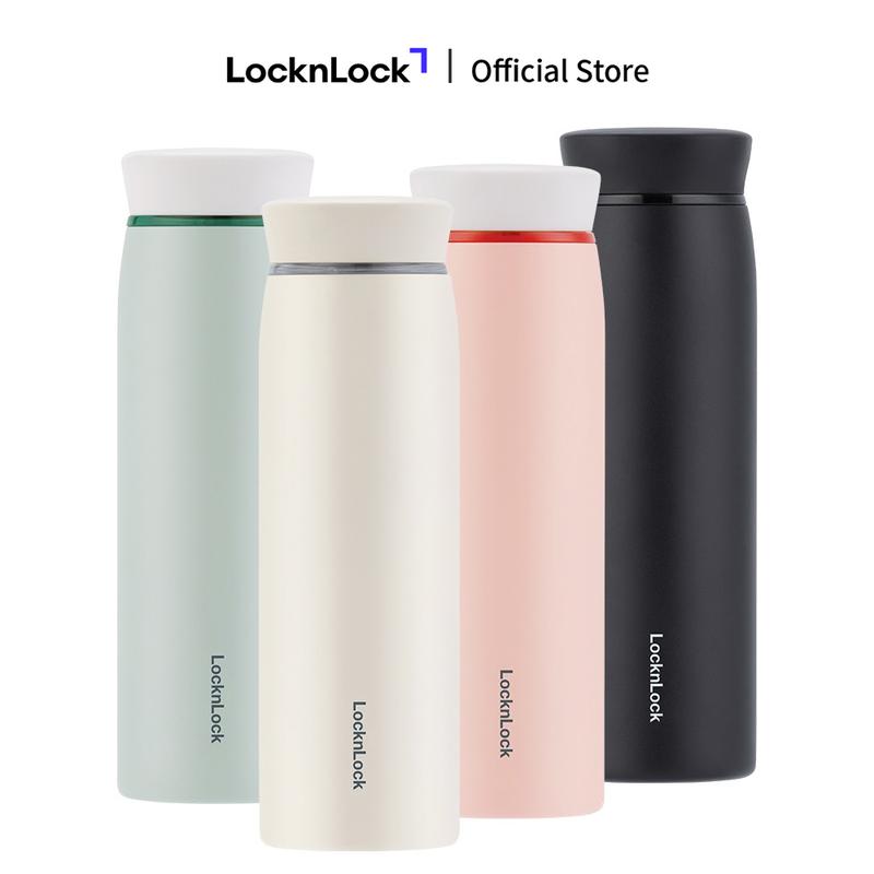 [Outlet] Bình giữ nhiệt Feather Light Ring LocknLock 460ml - LHC4244 (4 màu) - thiết kế nhỏ gọn, nhẹ, giữ nhiệt nóng lạnh