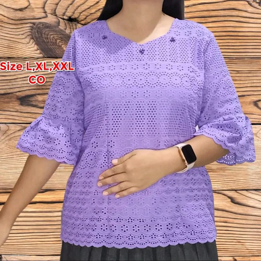 ATASAN BLUS WANITA KATUN BOLONG + LAPIS FURING PREMIUM (BISA COD) BAHAN TEBAL, LEMBUT DAN DINGIN BAHAN PILIHAN DENGAN KUALITAS BAGUS