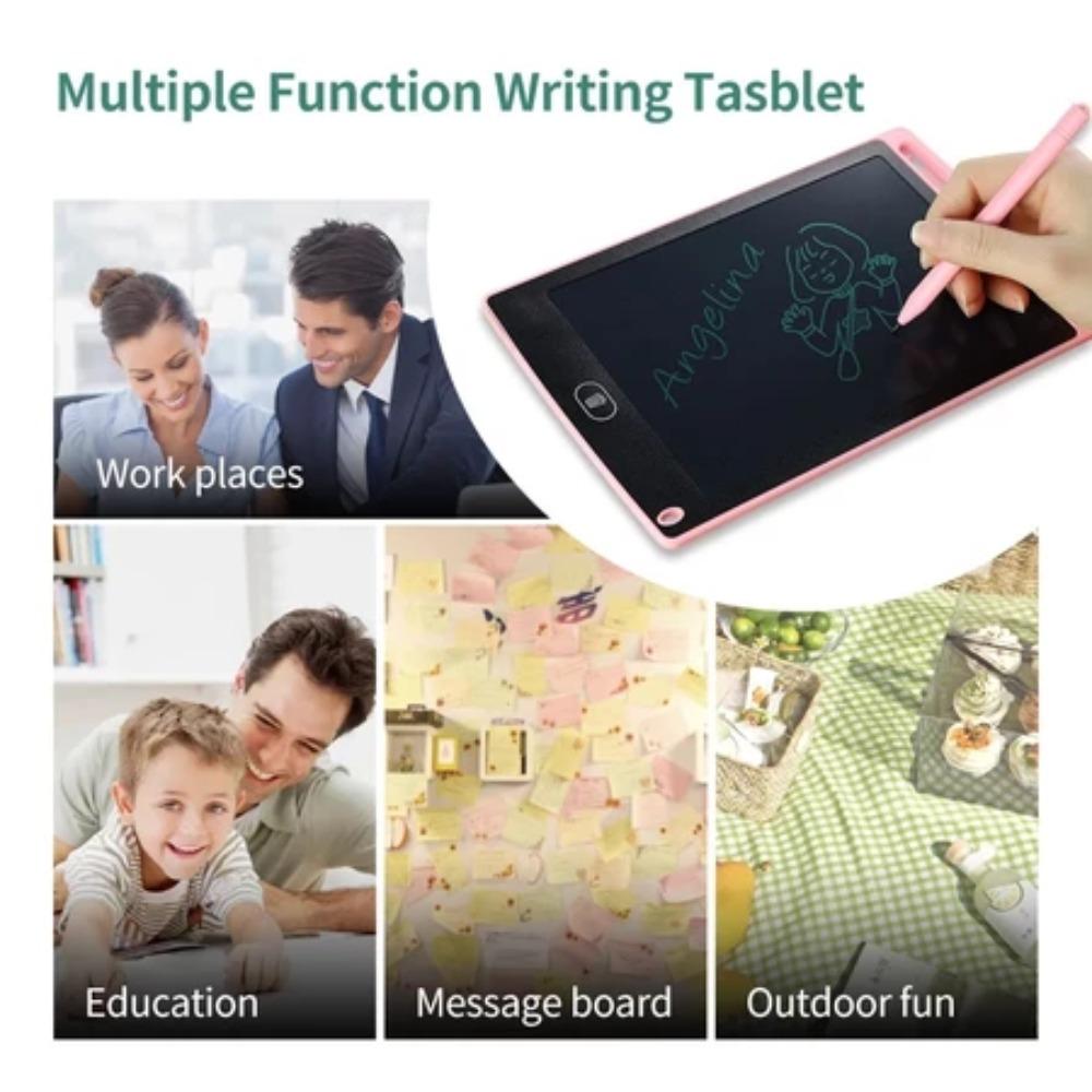 12 Inch  Layar besar LCD Writing Tablet Anak / Drawing Pad / Papan Tulis Anak Rainbow Papan gambar anak, layar pelindung mata berkualitas tinggi, papan tulis kecil, papan tulis tangan, papan tulis rumah untuk siswa.