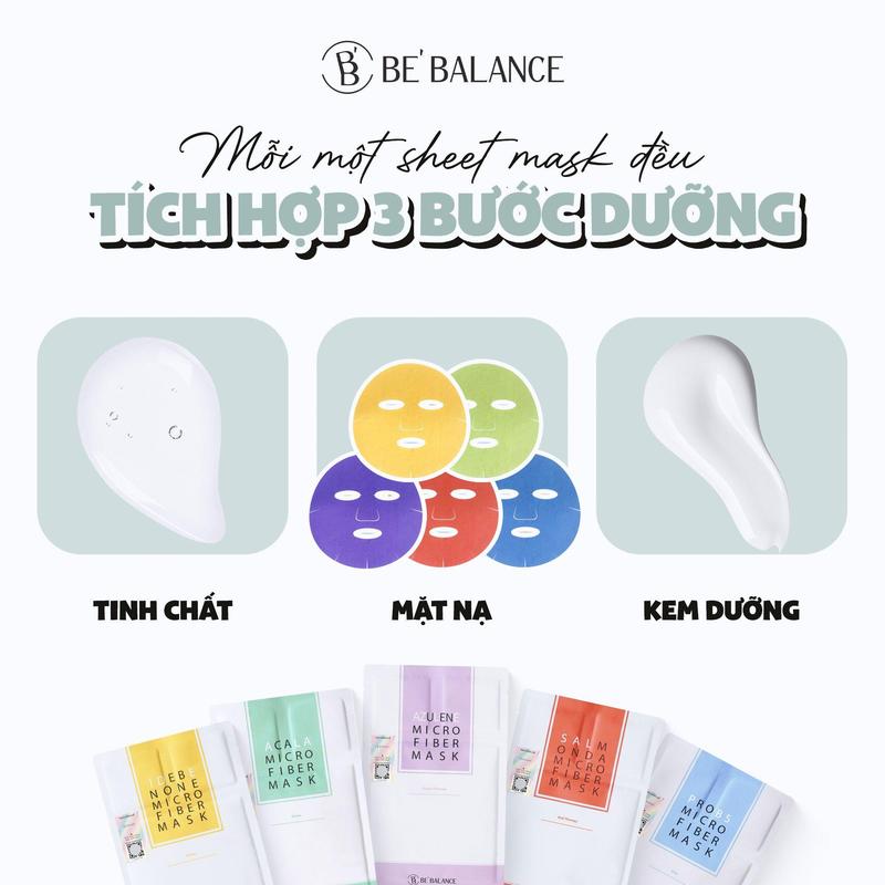 Product Introduction of [FLASH SALE] Mặt Nạ Vải Vi Sợi Be'Balance MICRO FIBER MASK 3in1 giúp Làm Đẹp Da 10 Miếng/Hộp 2