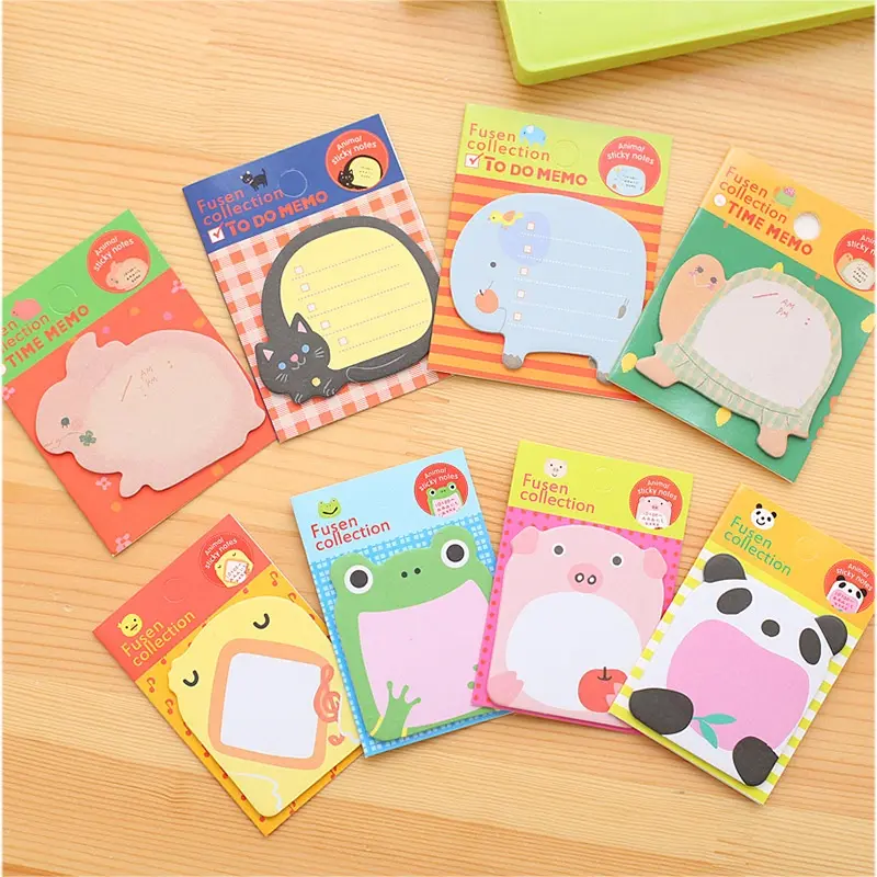 Giấy nhớ hình các con vật dễ thương đáng yêu,kute_Đồ dùng học tập cho bé giá rẻ 3