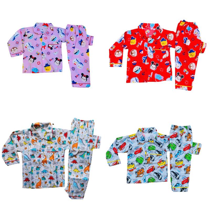 PROMO PIYAMA ANAK TANGAN PANJANG 50 RIBU DAPAT 3 SET BAYI SAMPAI DEWASA 7