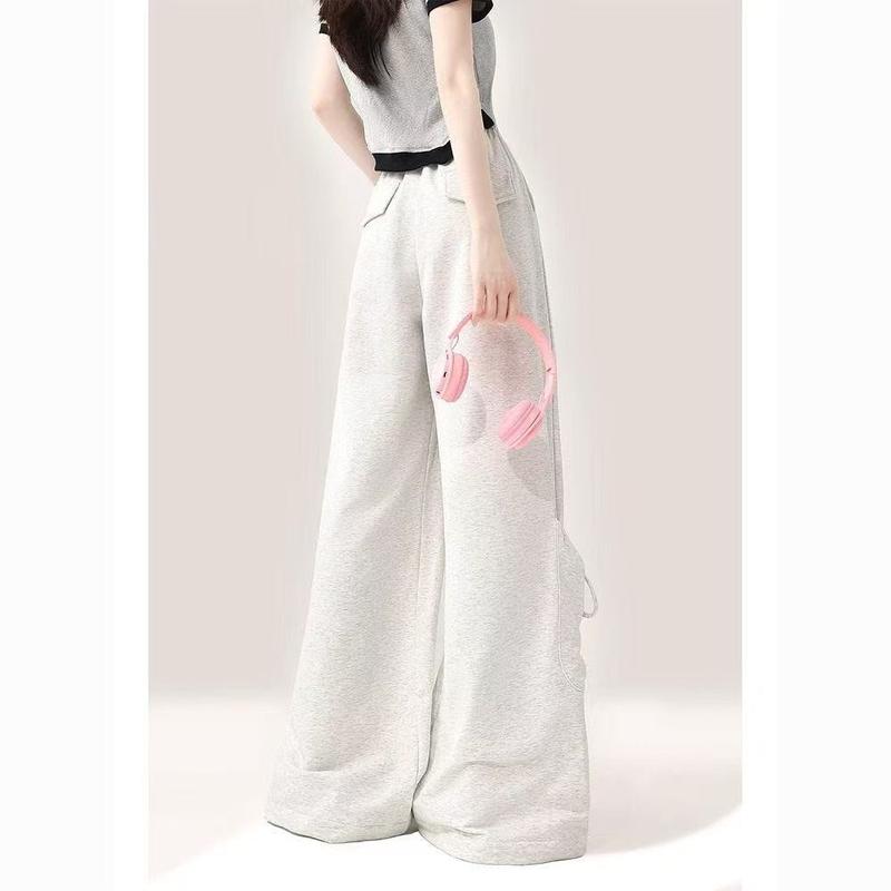 Product Introduction of Hello Kitty Quần Thường Ngày Dopamine, Màu Xám, Dành Cho Nữ, Hàng Mới Về Mùa Hè 2024, Dáng Rộng Vừa Vặn, Ống Đứng, Quần Nữ, Làm Bằng Quần Jean Denim 6