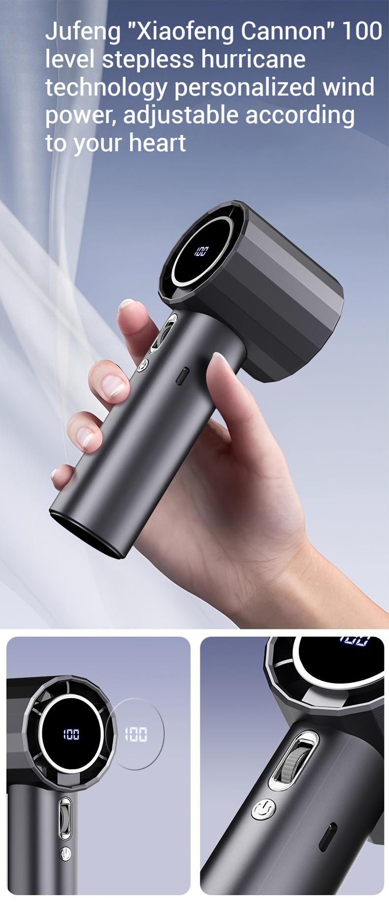 Product Introduction of The new cross-border handheld fan cooling ice-coated handheld fan 100-speed high-speed mini portable fan 12