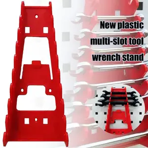 1PC Wrench rack / Peg Board Detailing Holders Merah nyaman digunakan Rak Kunci Pas - ABS