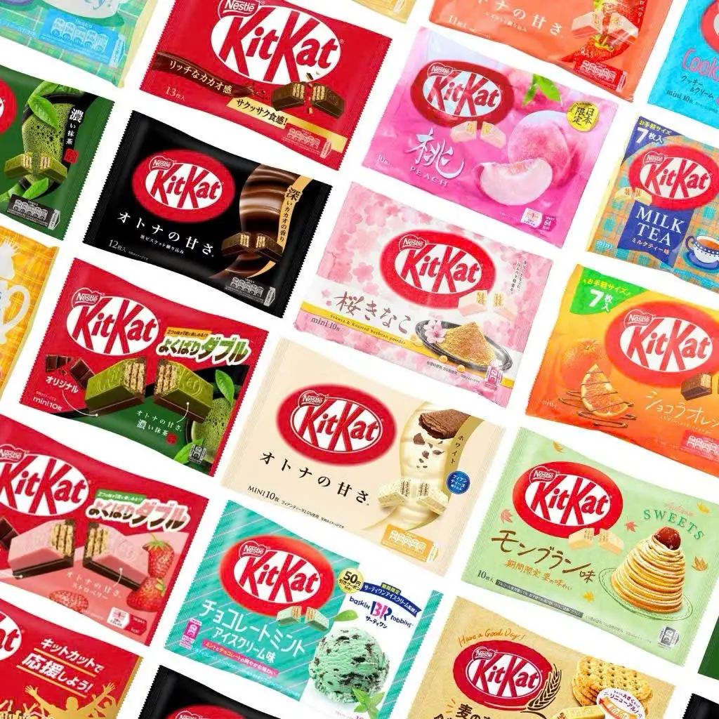 Bánh Socola KitKat của Nhật -  Đủ Vị - Vị Đặc Biệt  - 7 đến 13 Thanh Snack Ăn Vặt