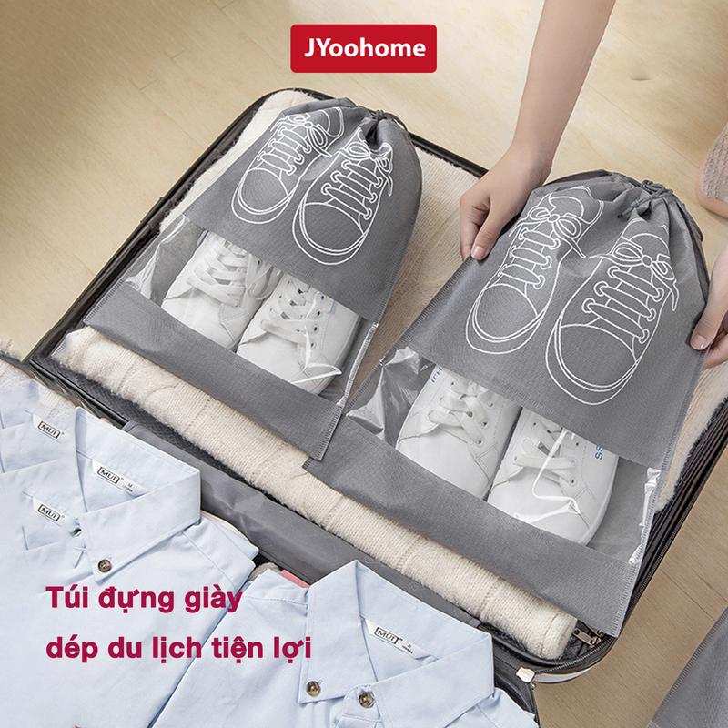 COMBO 10 Túi Đựng Giày Dép Du Lịch JYoohome Có Dây Treo Vali Túi Bảo Quản Giày Dép Chống Bụi Bẩn Ẩm Mốc Nam Bag