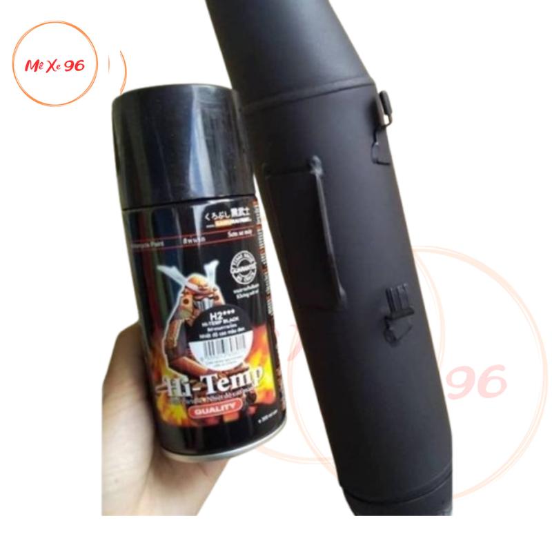 Sơn chịu nhiệt samurai H2 màu đen nhám h2*** Dùng Sơn Cổ Pô Sơn bếp ga,...