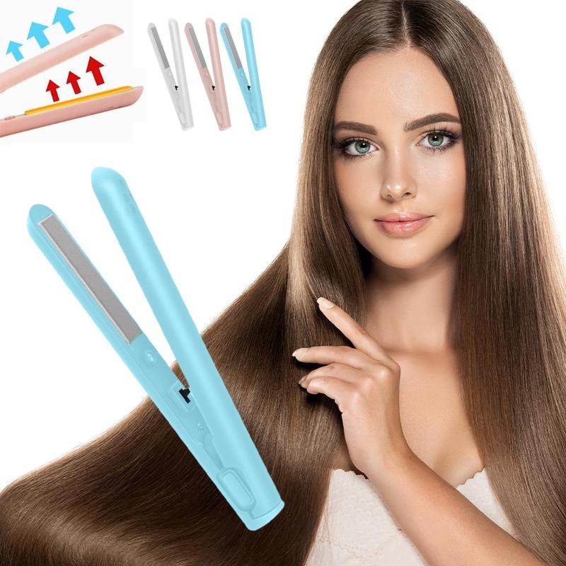Mini Curling Iron Straight Hair Ceramic Flat Iron Mini Hair ...