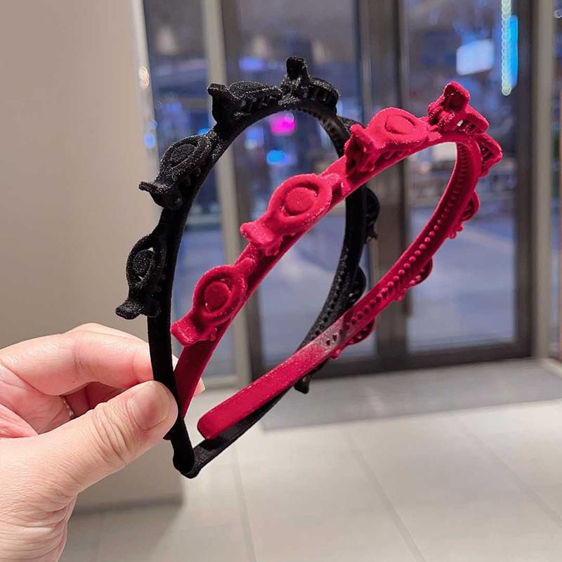 Product Introduction of Plush and Braided Hair Headband Minimalist Headband 6