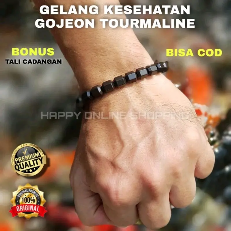 Gelang Kesehatan Gojeon Tourmaline Gwisamunsok Jisamunse Alsyva