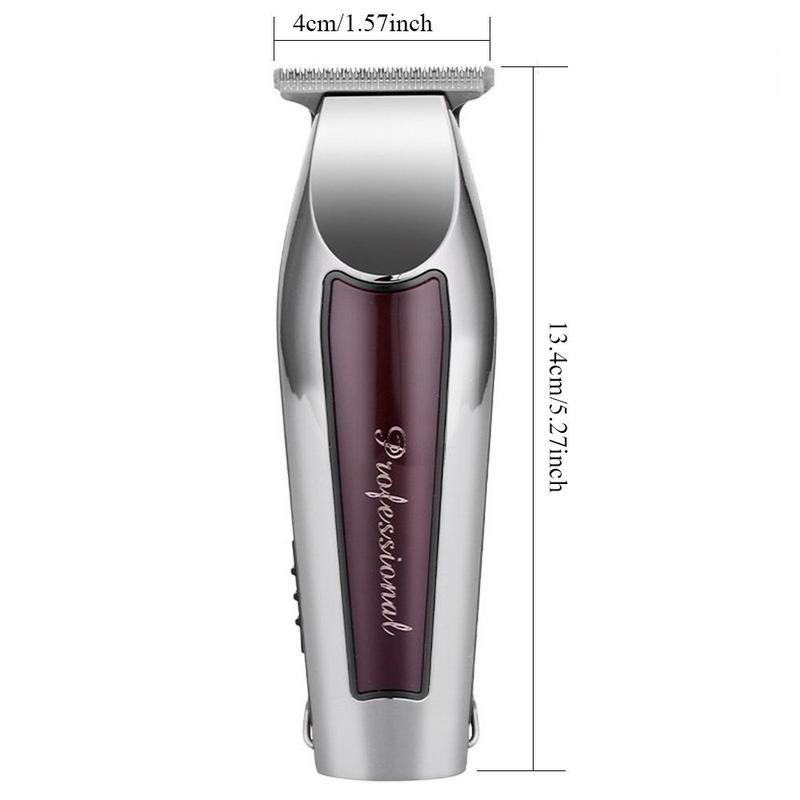 Professional Hair Clipper for Men, 1 Count USB Chargeable Barber Clipper with Limit Combs, Men's Beard Trimmer Hair Clipper Set, Cordless Beard Razor 1