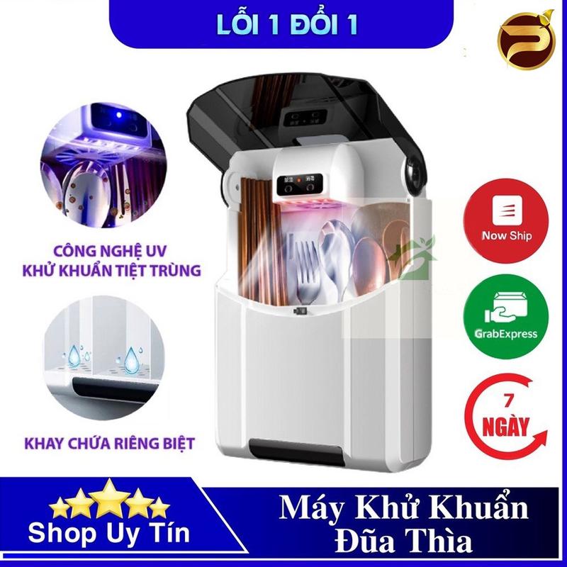 Máy Khử Trùng Đũa Thìa Có Tia UV Diệt Khuẩn Thông Minh, Ngăn Côn Trùng Nấm Mốc, Hộp Sấy Đũa Khử Khuẩn Treo Tường Máy Làm Sữa Pha Trà