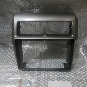 Frame head unit android 9 inch mobil agya ayla 2013-2018 silver merek orca free baut