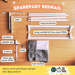 Aksesoris dan sparepart BEDRAIL GOL Baby