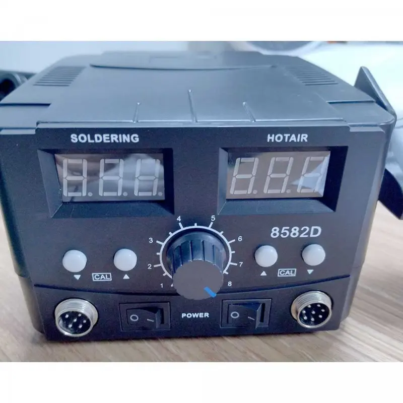 Soldering Station 2in1 Solder  Hot Air Heat Gun 750W - 8582D 6