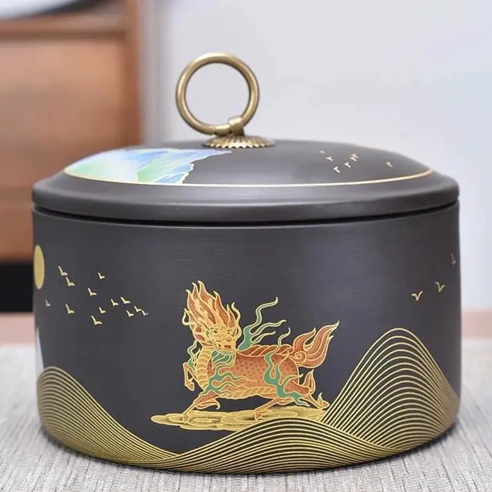 Hũ đựng trà bánh, trà rời 100g
