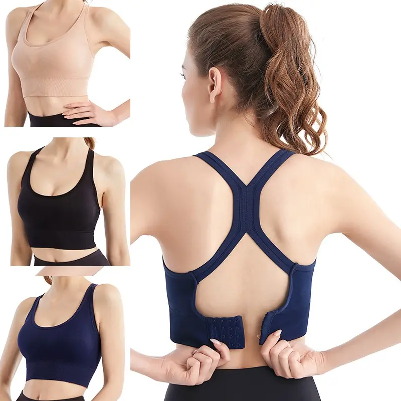Outdoor Bra Tali Bahu, Untuk Wanita, Tanpa Cincin Keluli, Kalis Kejutan, Berkumpul, Tiada Cawan, Sesuai untuk Berlari, Bra Balut Cantik, Ketibaan Baru Musim Panas, Seluar Dalam Lancar Sport
