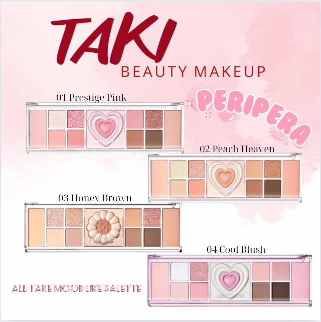  Bảng Mắt Trái Tim 11 Ô Peripera All Take Mood Like Palette all  take 