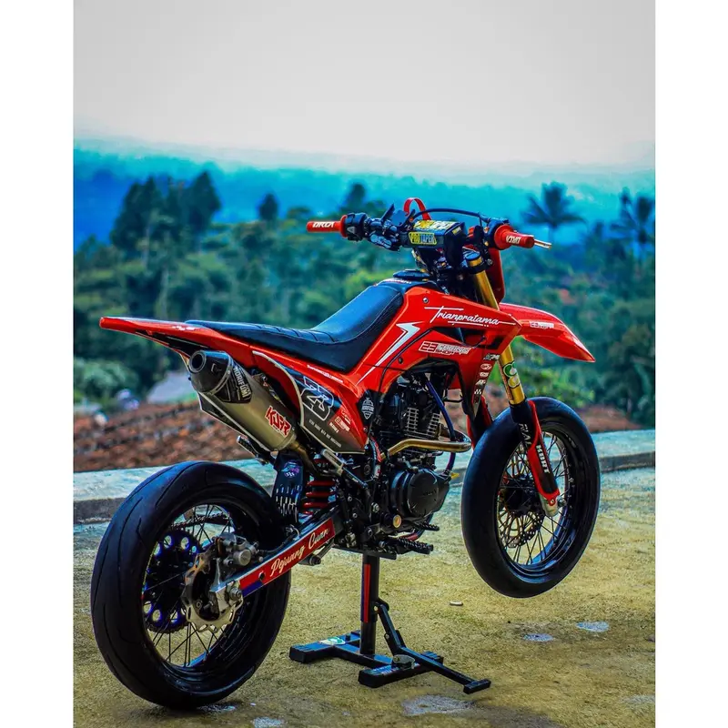 DECAL CRF MERAH HITAM FULLBODY 1