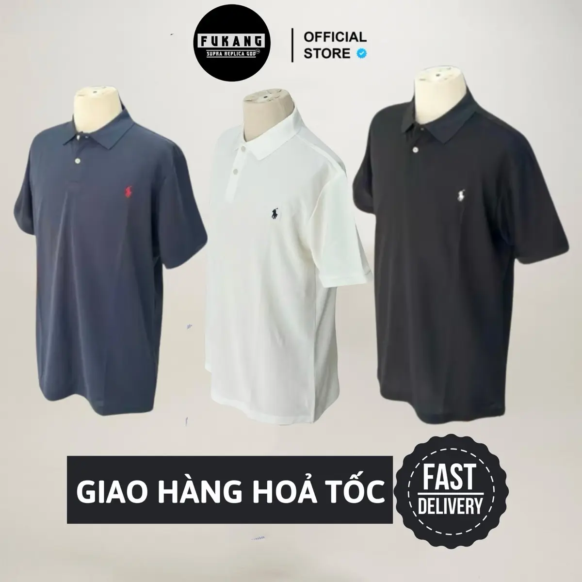 [DEAL SỐC GIẢM 50K] Áo Polo Thêu Ngựa Basic SS24 Chất Cotton Gai Cá Sấu 2 Chiều Unisex
