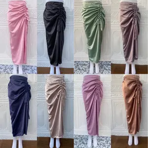 ROK SERUT SATIN SASI SKIRT ROK KOREA