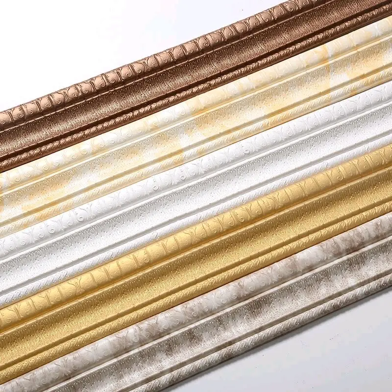 Wallpaper List Foam Busa Wallpaper Border List Wallborder List Foam Dinding Dinding Stiker gold