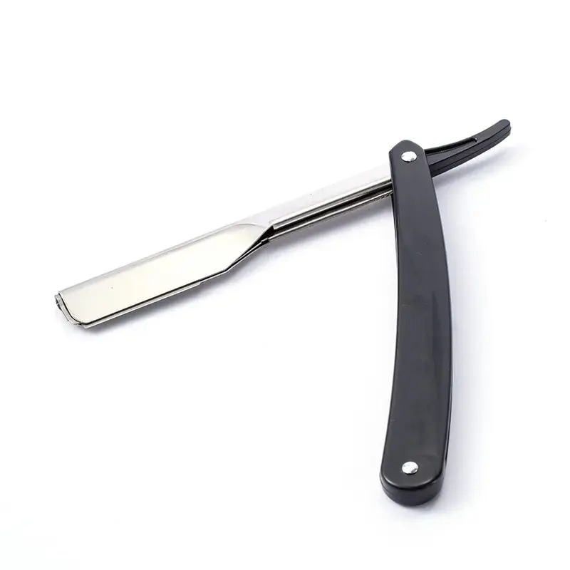 Alat Pisau Cukur Lipat Barber Pemangkas Manual Untuk Rambut Alis Kumis 2