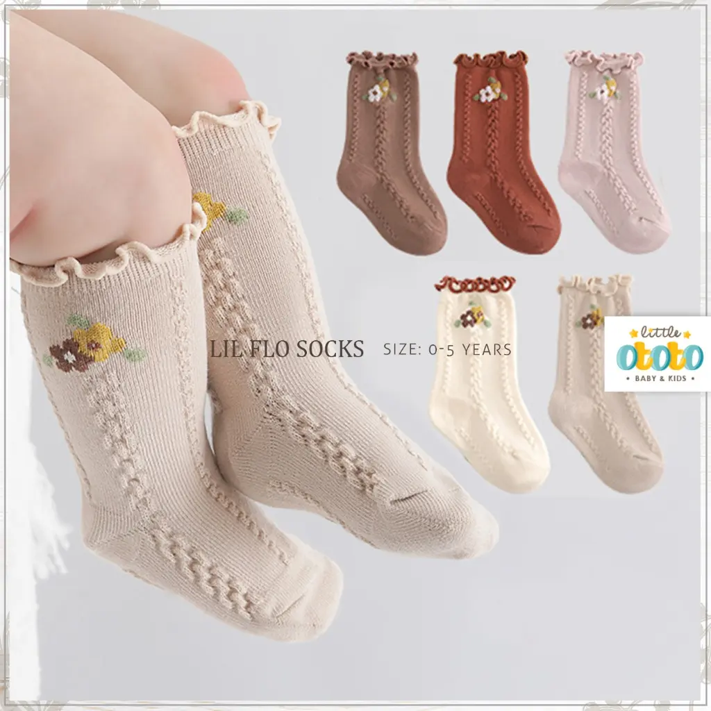0-5th Kaos Kaki LIL FLO - baby anak socks kids girl