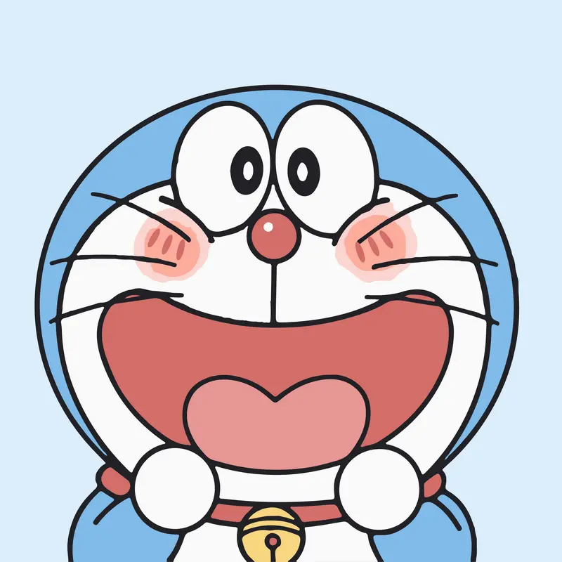 Tranh Số Hóa DORAEMON  [20x20, căng sẵn khung, cọ, màu, 11 món ...] Diy Vẽ Tranh Tô Màu Làm Đồ Handmade Handmade Diy Vẽ Tranh 0
