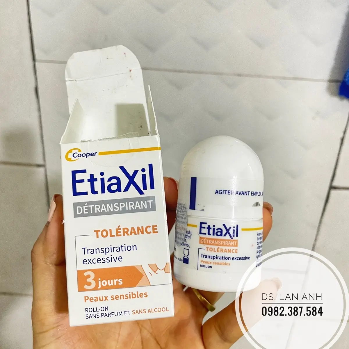Lăn khử mùi Etiaxil dành cho da siêu nhạy cảm