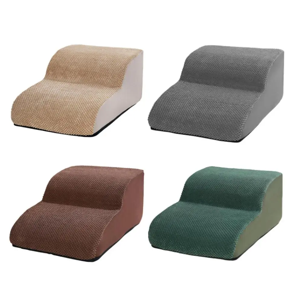 Dog Stairs for Small Dogs Dog Steps for High Bed and Couch High Density Foam Soft 2 Step Pet Stairs for Puppy Older Dogs Cats