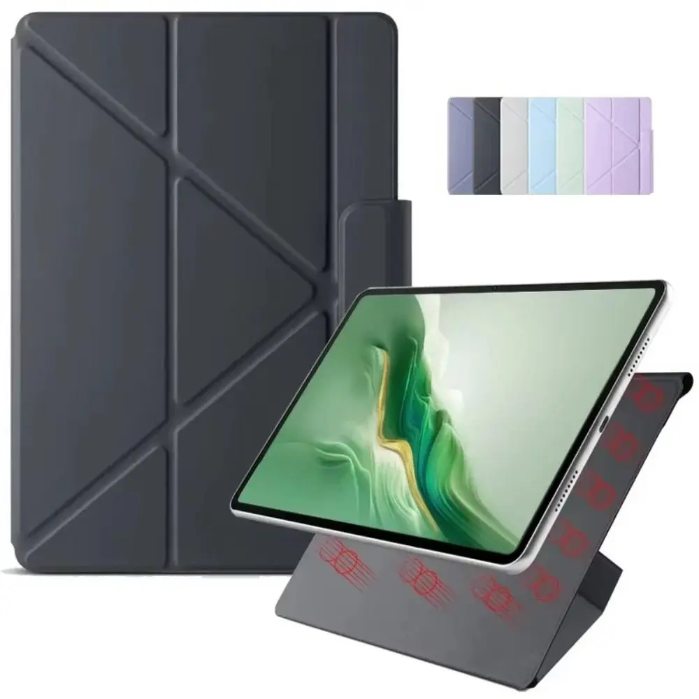 New Magnetic Tablet Case Smart Multi-Angle Viewing Protective Shell Shockproof Multi-folding Stand Book Cover for Honor MagicPad 2 12.3inch