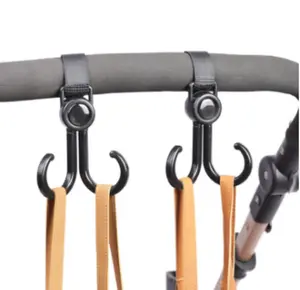 Tali Kait Gantungan 2 Hook Tiang Kereta Stroller Bayi Sepeda Motor 360
