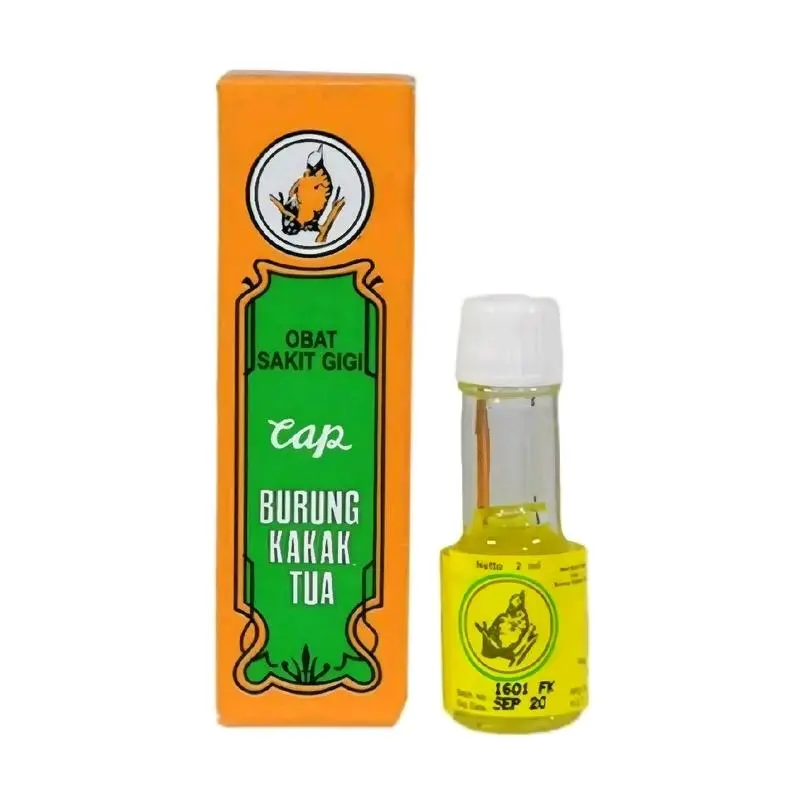 Obat Sakit Gigi Cap Burung Kakak Tua 2ml - Redakan Nyeri Gigi Berlubang Dan Gusi Mulut