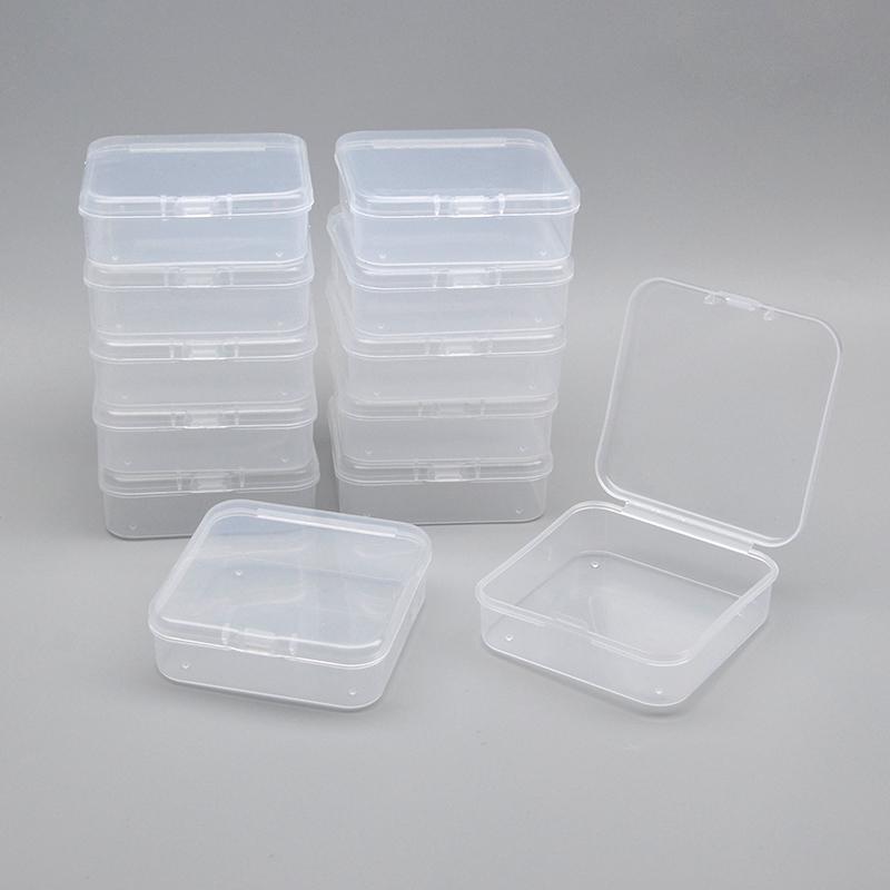 Small Transparent Storage Box (12pcs), Mini Storage Box for Small Items, Easy to Carry Small Parts, and Accessories 0