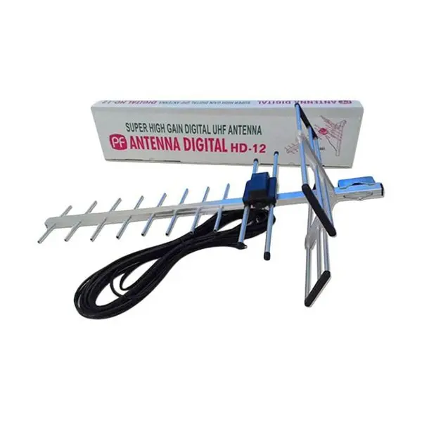 Antena tv Pf antenna digital HD12 outdoor free kabel 10meter