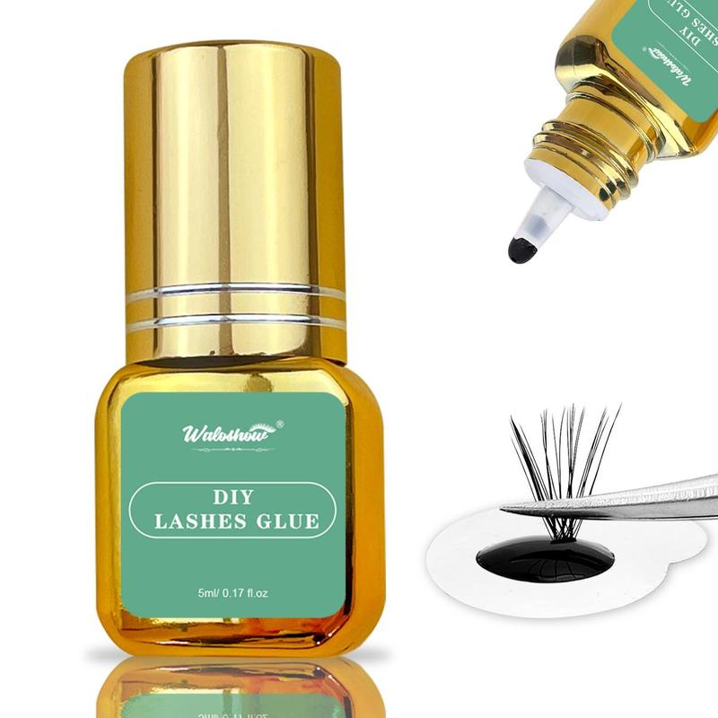 Product Introduction of Individual Cluster Lashes Glue, 1 Count DIY Lash Extension Glue, Sensitive Eyelash Extension Glue, Self Application Eyelash Adhesive 11
