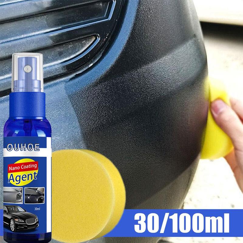 Product Introduction of Automotive Plastic Repair Coating Agent Automotive And Exterior Cleaning 30/100ml+sponge H4U4 17