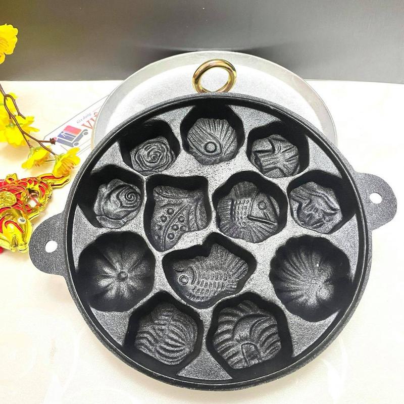 V- Khuôn Bánh Bông Lan, Bánh Thuẩn - Khuôn Chống Dính Cao Cấp Bánh rất đẹp. siêu sắc nét 4