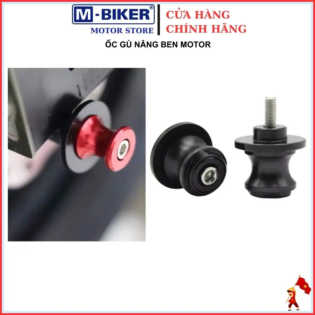 Gù nâng, Ốc nâng, pad nâng ốc gấp cho xe motor PKL PKN r15 mt15 xsr r1 r6 cbr gsx đủ các size
